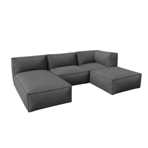 Cozy Lounge Retreat | Mørk grå