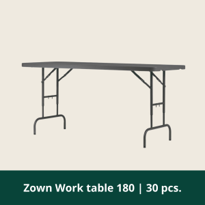 Zown Arbejdsbord 180 | 30 stk.