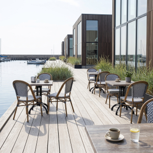 Atrium Grå bordplade firkantet Exteriolit