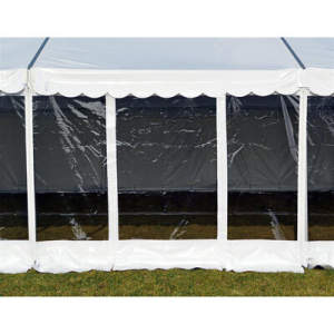 Side 2,2m hvid - kd/dør - panorama, hvid PVC