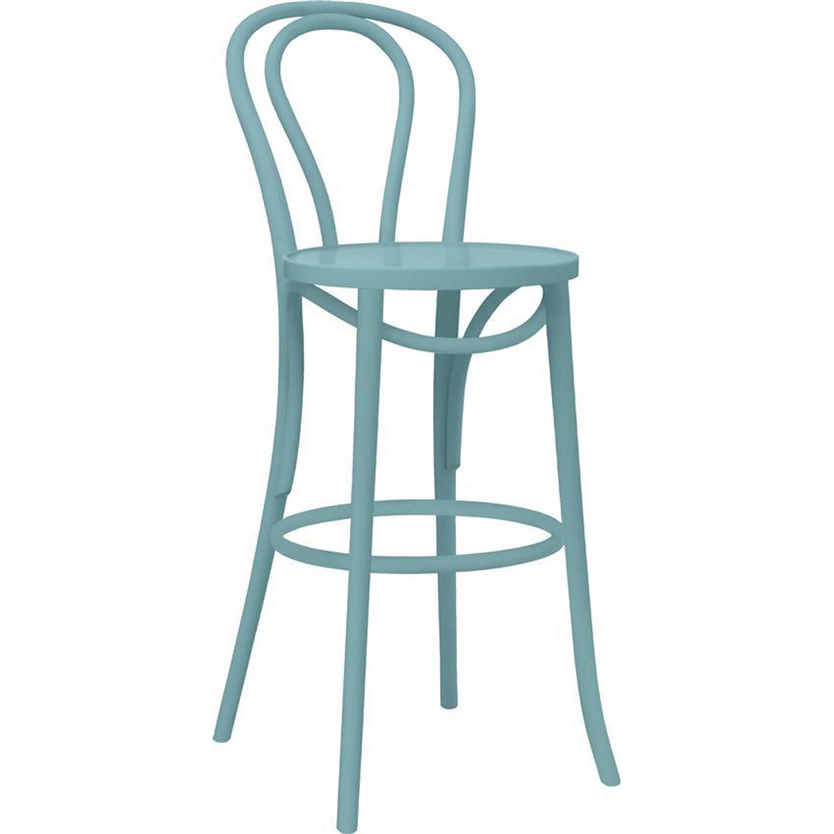 WINNIE barstol med sædehøjde 75cm - Blå lak