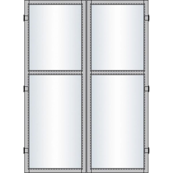 UP & DOWN modul dør dobb.200x195 cm