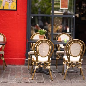 Firenze 4  understel, udendørs, sort