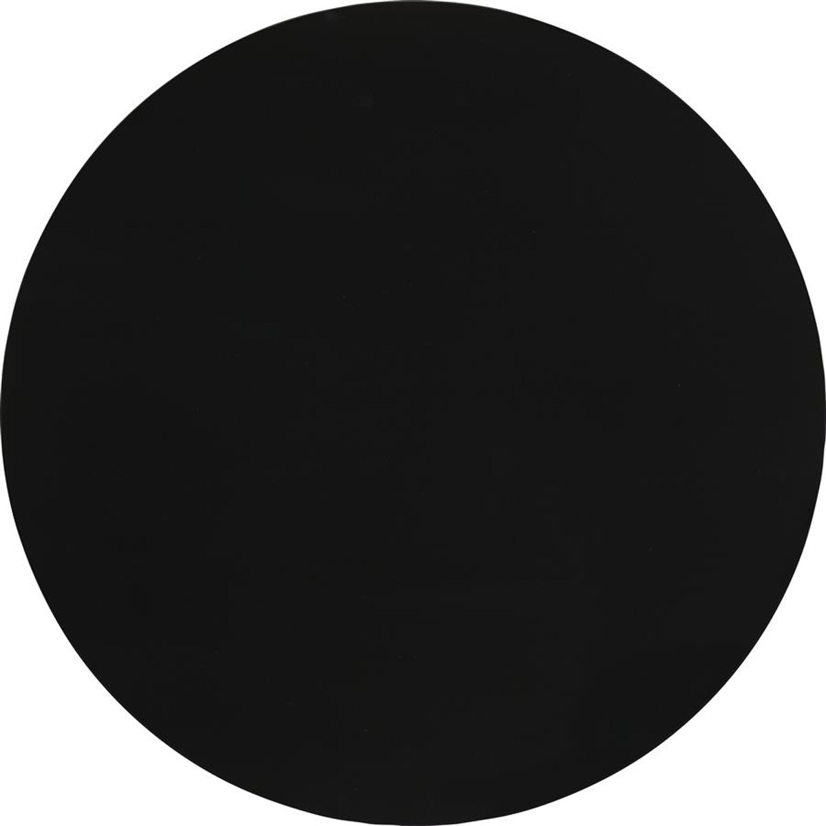 WERZALIT - Carino sort bordplade rund - ø70 cm