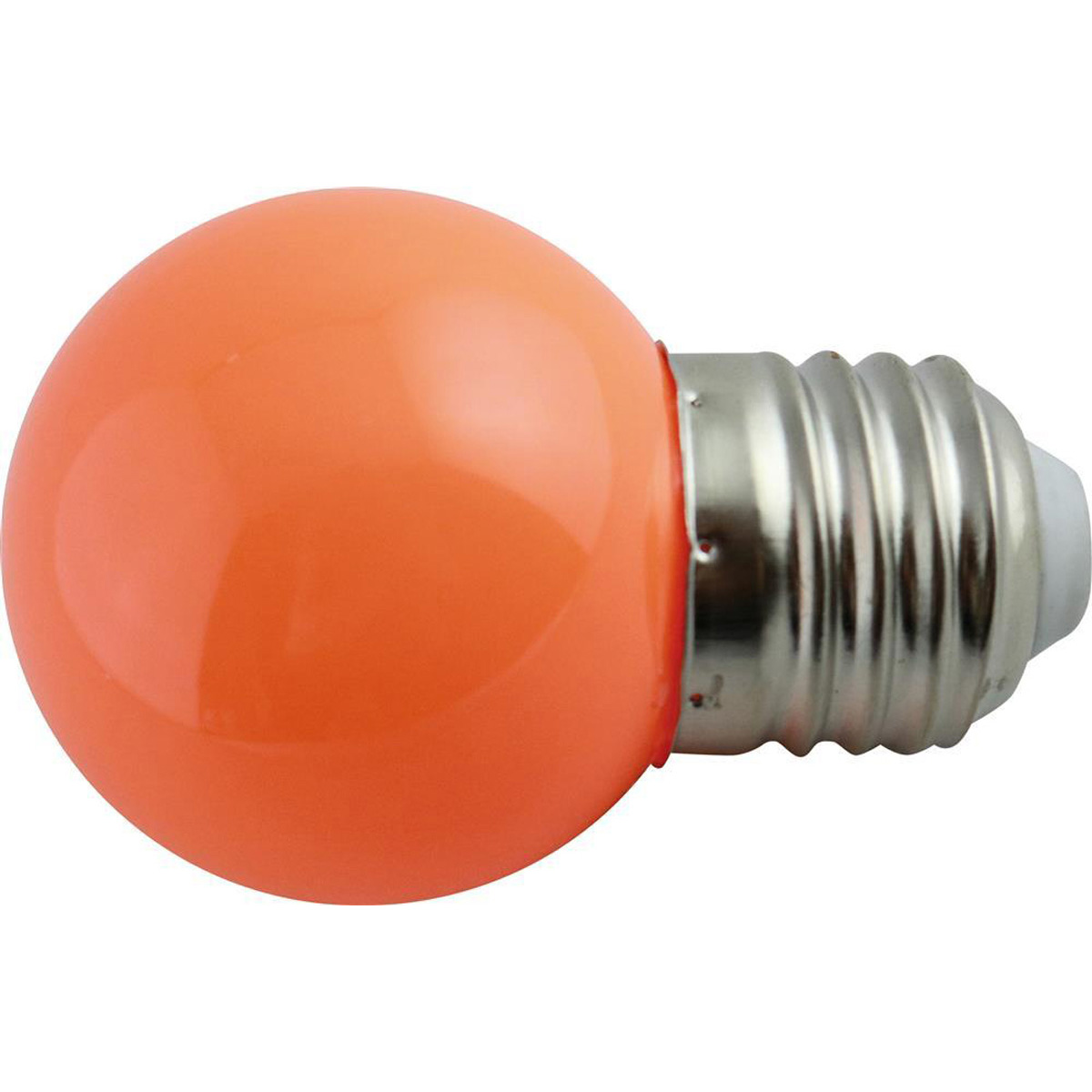 LED 1W Kronepære - Orange