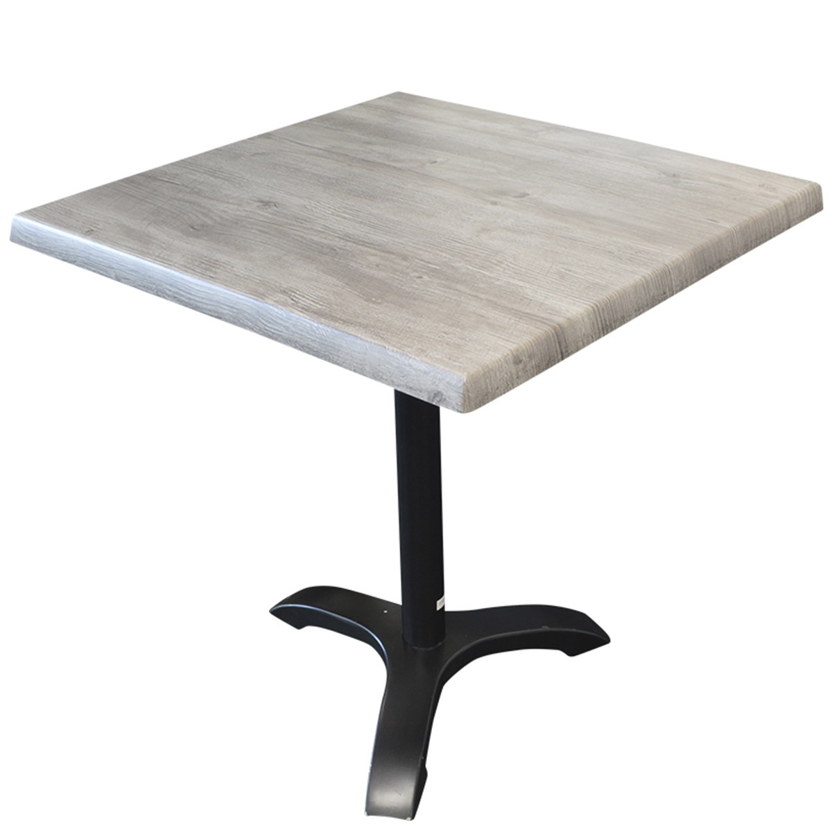 WERZALIT - Trægrå bordplade firkantet - 60x60cm