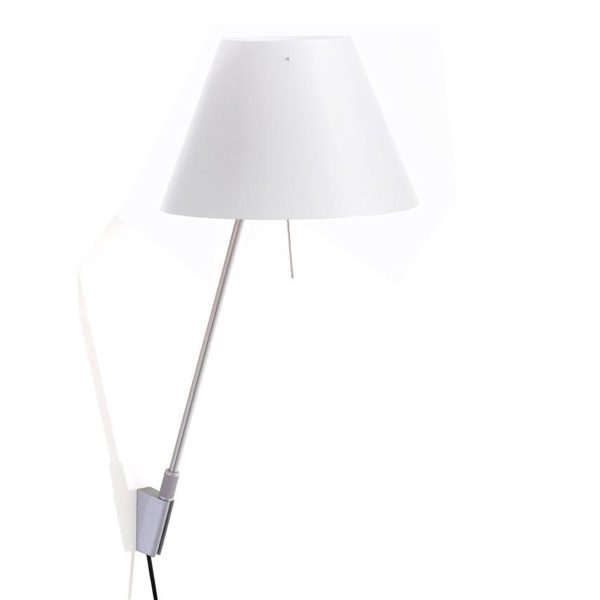 Costanzina væglampe, hvid E14