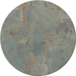 WERZALIT - Rust sølv bordplade rund