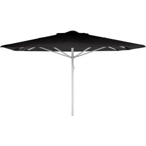 Kæmpeparasol 4x4m Sunbrella m/flrisekant