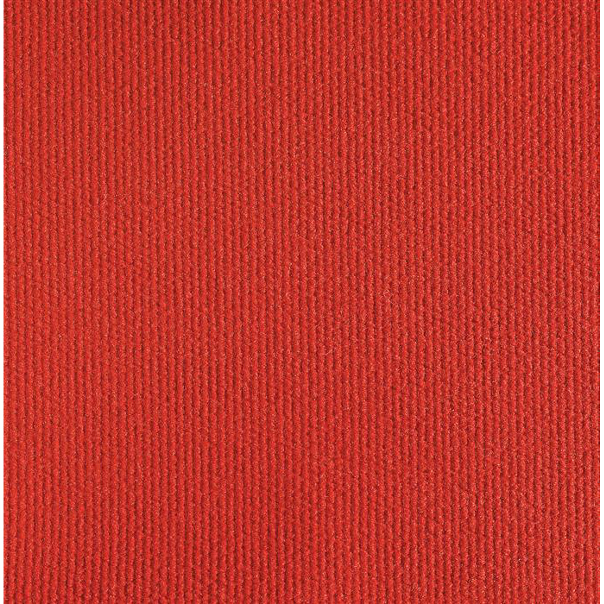 Messetæppe rip/skum 2x35m - Rød