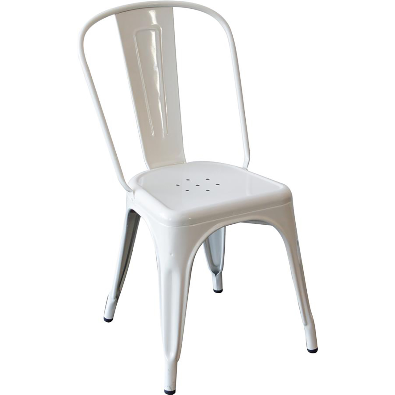 TOLIX A stol Udendørs - Hvid-blank