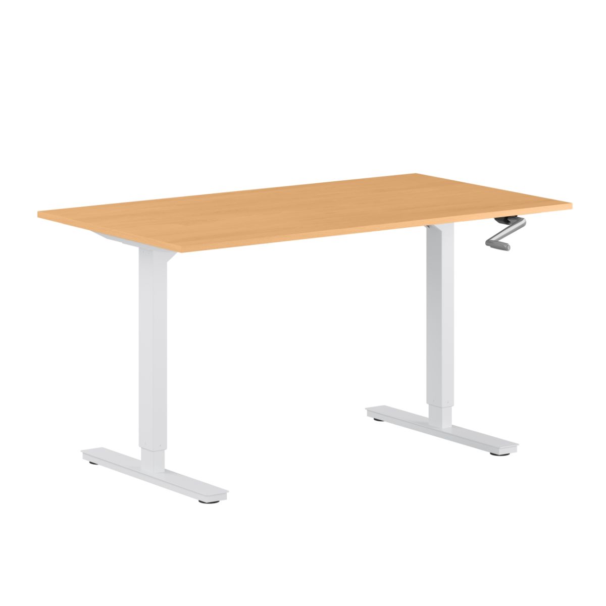 Zero Hæve/sænkebord - 180x70cm - Manuel - Bøg-hvid