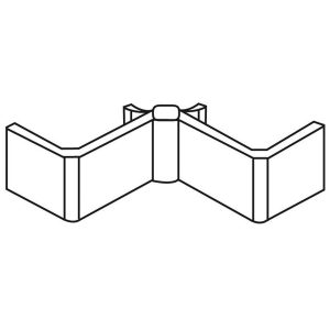 Skruepose til Futura hegn (24stk - Ø5 x 25 mm)